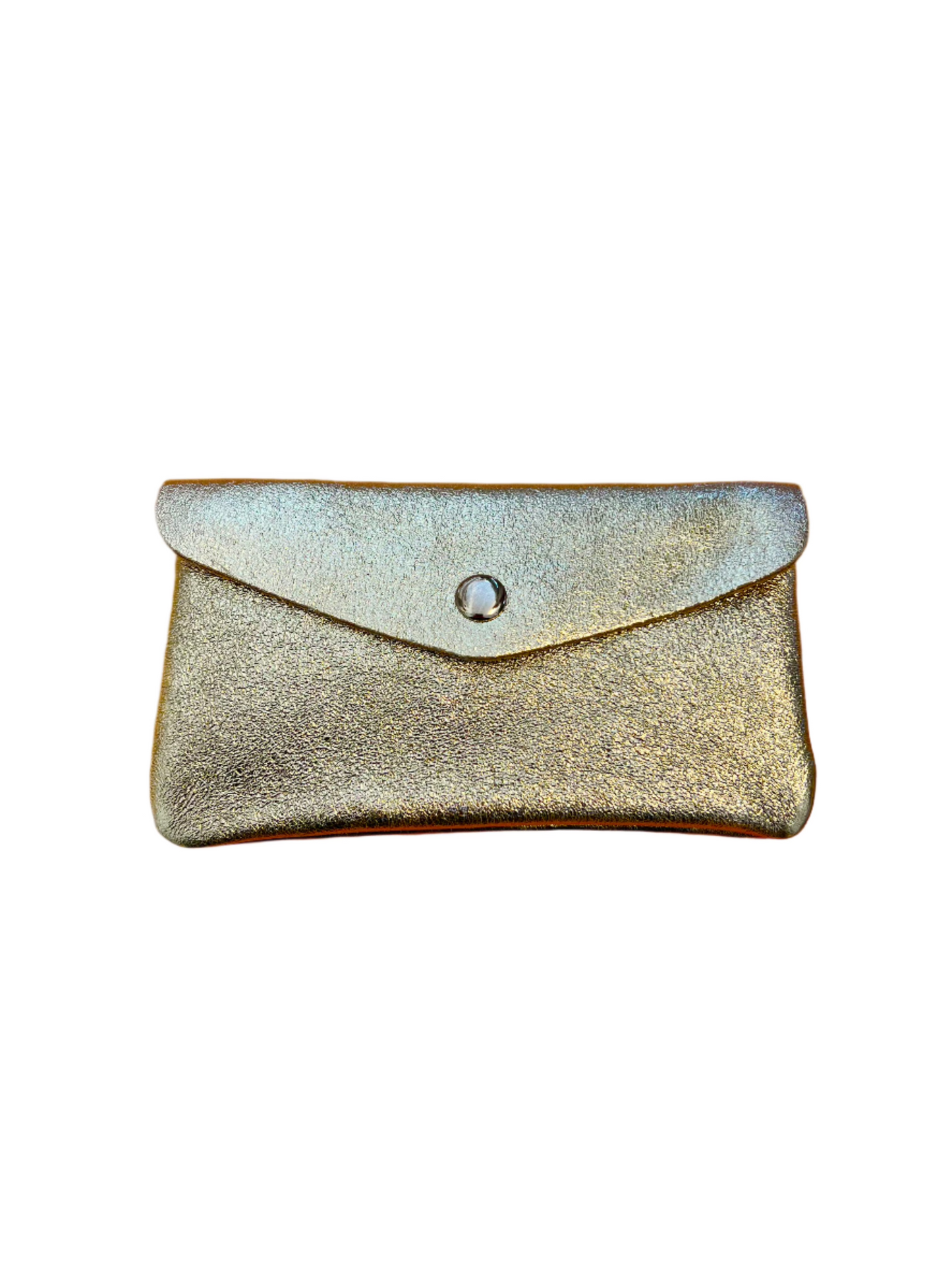NELLIE - Large Italian Metallic Leather Purse - Various Colours
