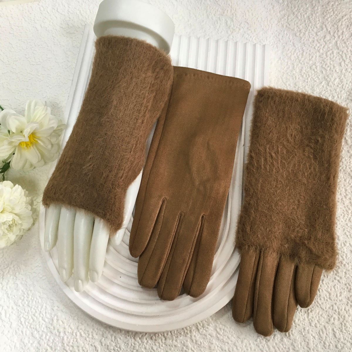 CLARE - 2 in 1 Gloves - Various Plain Colours - One Size
