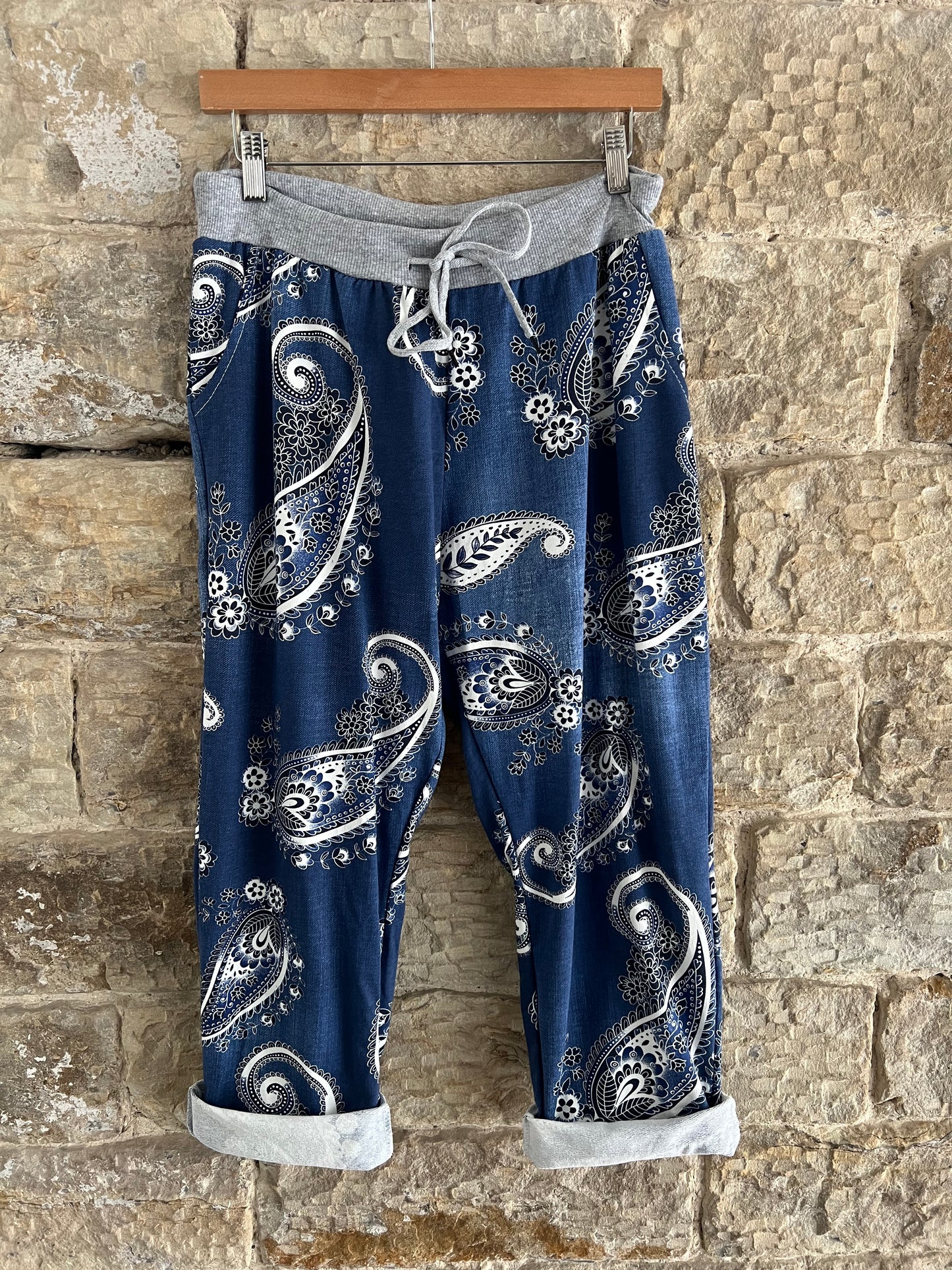 COTTON JOGGERS - 3/4 Length - 2 Sizes- Various Prints