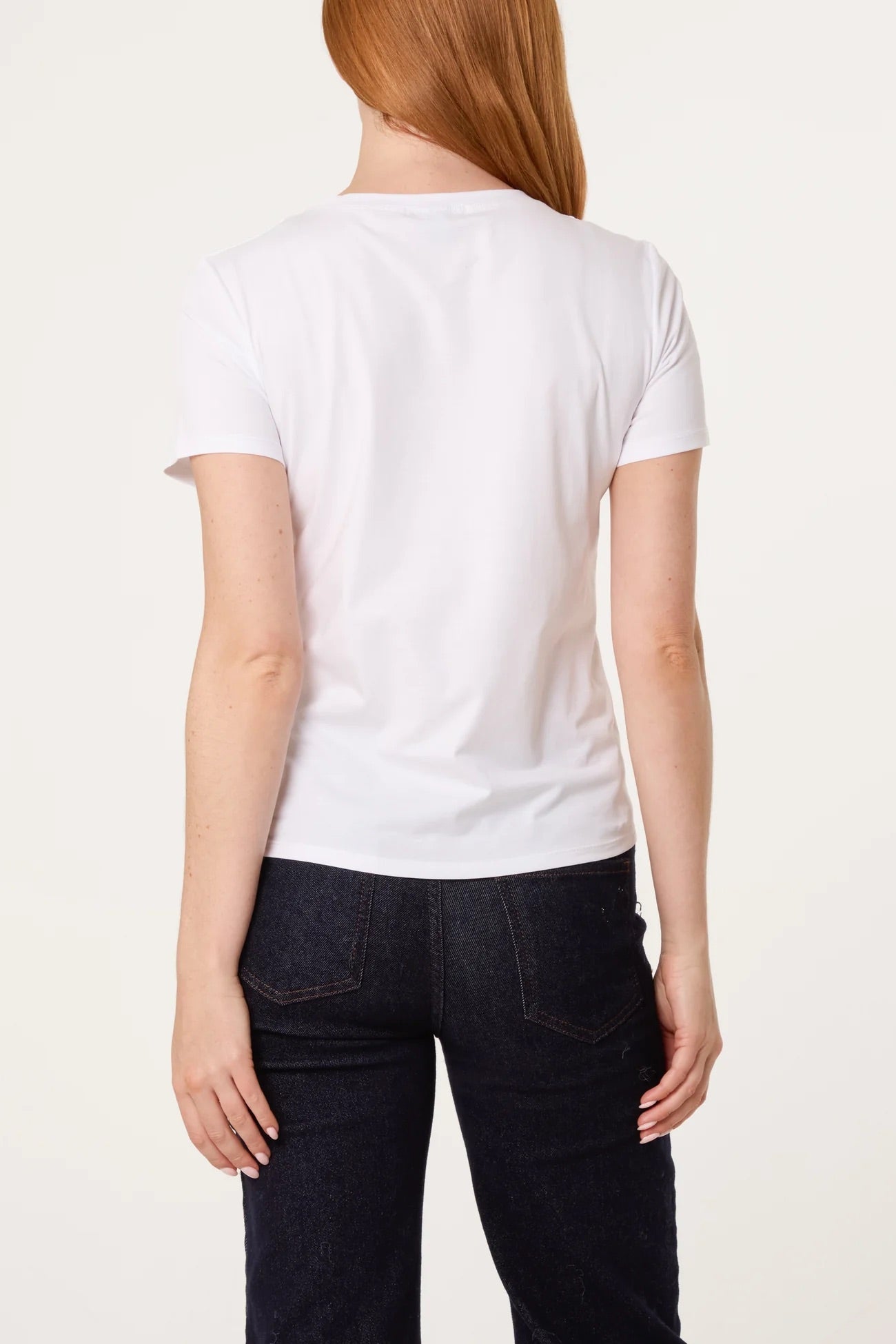 FRESCA - Strawberry Motif Embellished T-Shirt - 3 Sizes