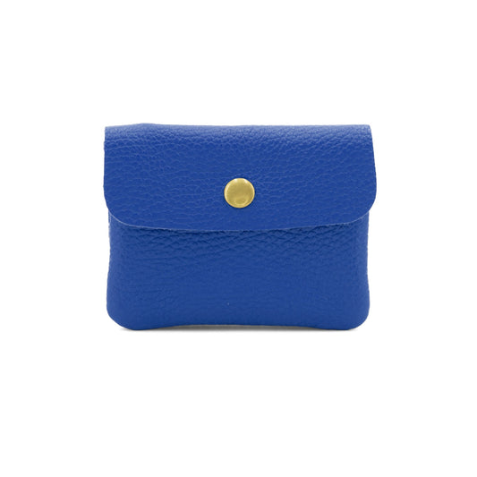 NATTY - Small Italian Classic Leather Coin Purse - Various Colours