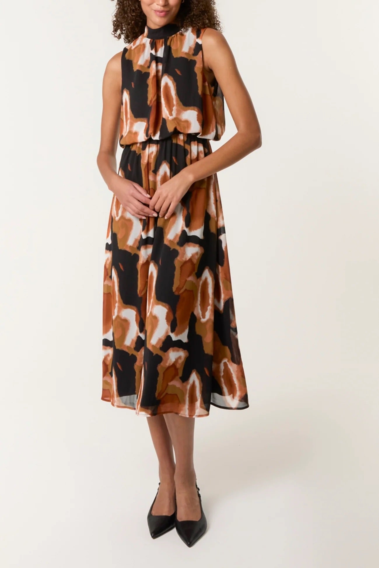 MARGO - Hi Neck Bubble Top Dress - Various Sizes