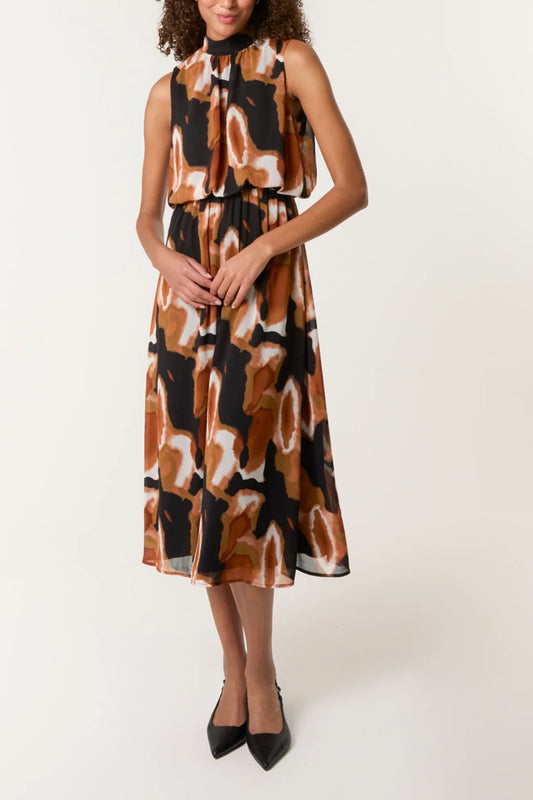 MARGO - Hi Neck Bubble Top Dress - Various Sizes