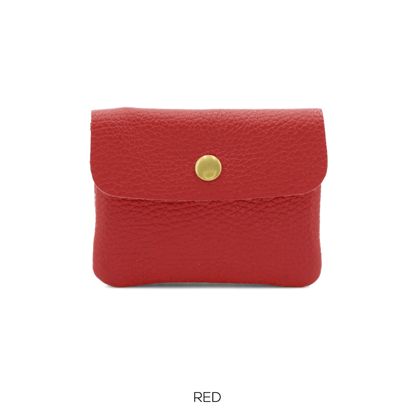 NATTY - Small Italian Classic Leather Coin Purse - Various Colours
