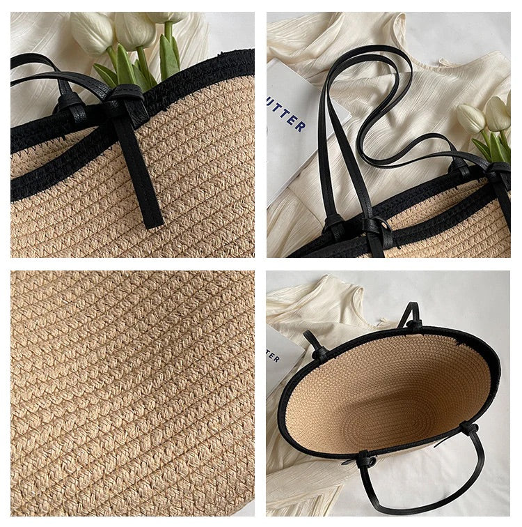 OPAL - British Made Jute Shopper Bag - 2 Colours