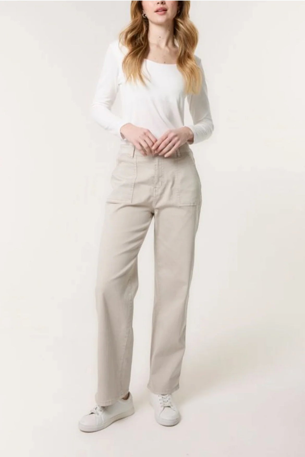 WAVERLEY - Super Stretch Cotton Wide Leg Jeans - 3 Sizes - 3 Colours