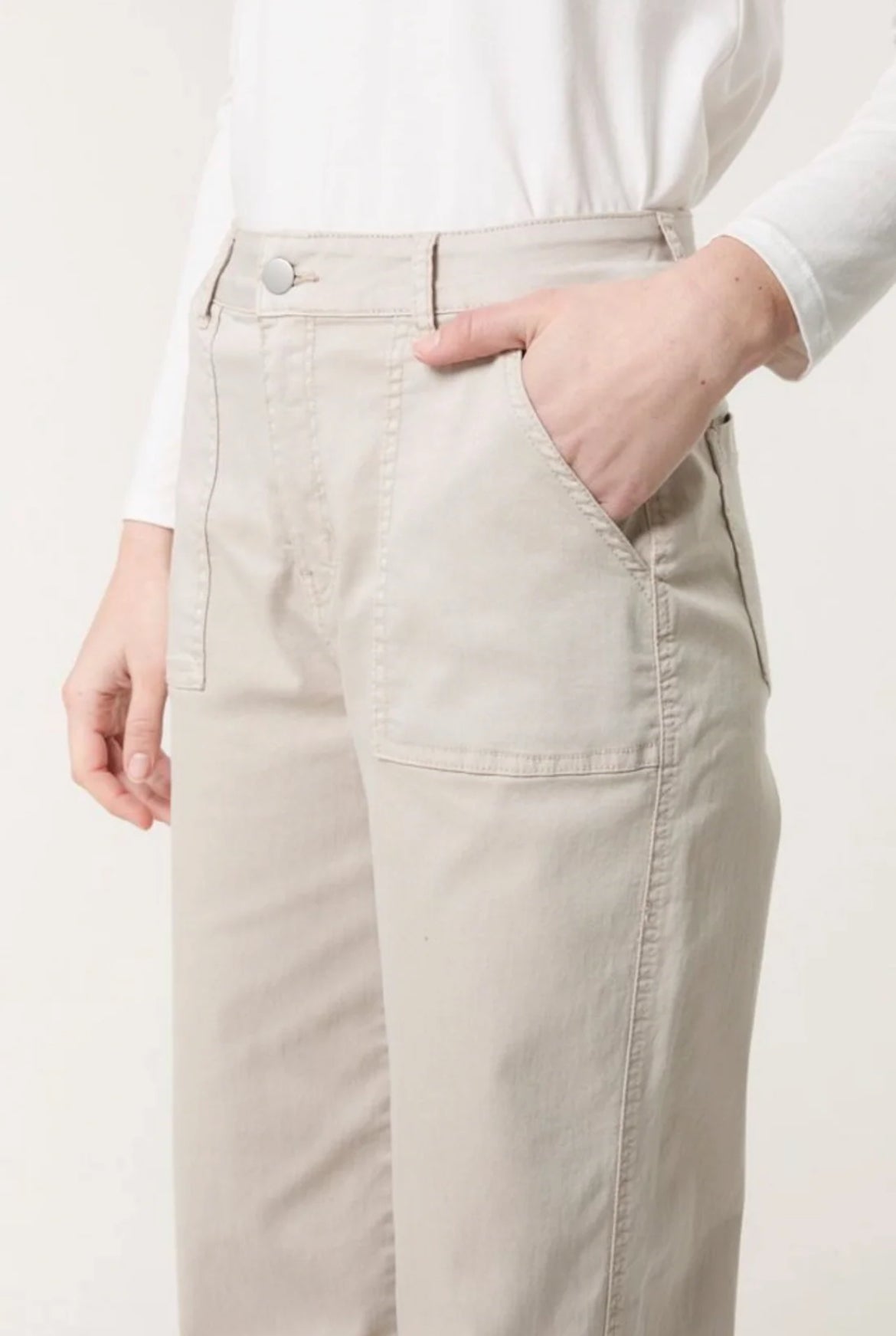 WAVERLEY - Super Stretch Cotton Wide Leg Jeans - 3 Sizes - 3 Colours
