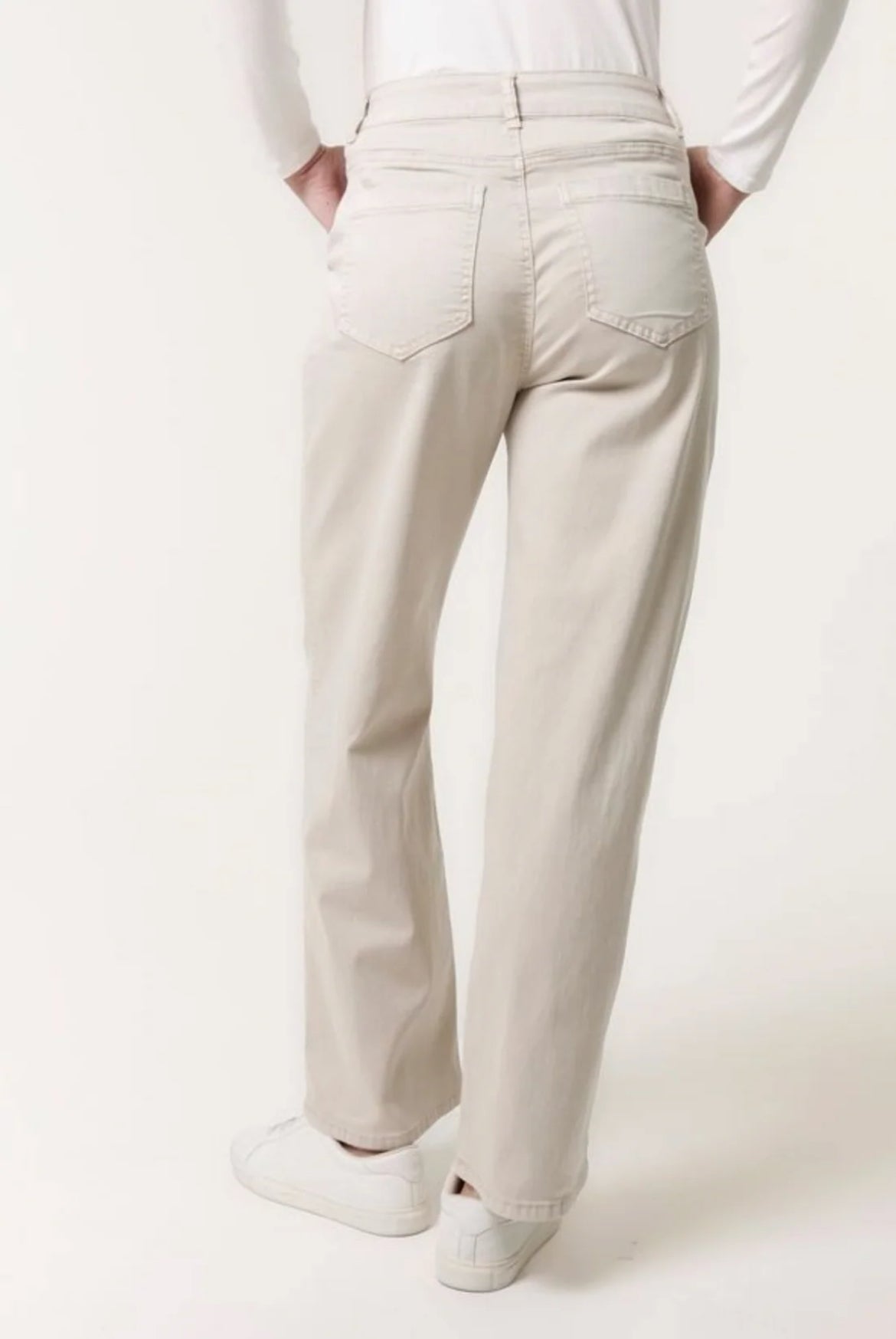 WAVERLEY - Super Stretch Cotton Wide Leg Jeans - 3 Sizes - 3 Colours