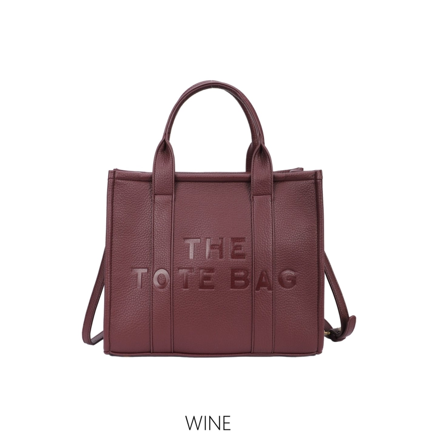 TOTE - The Tote Bag - Faux Leather - 3 Sizes - Various Colours