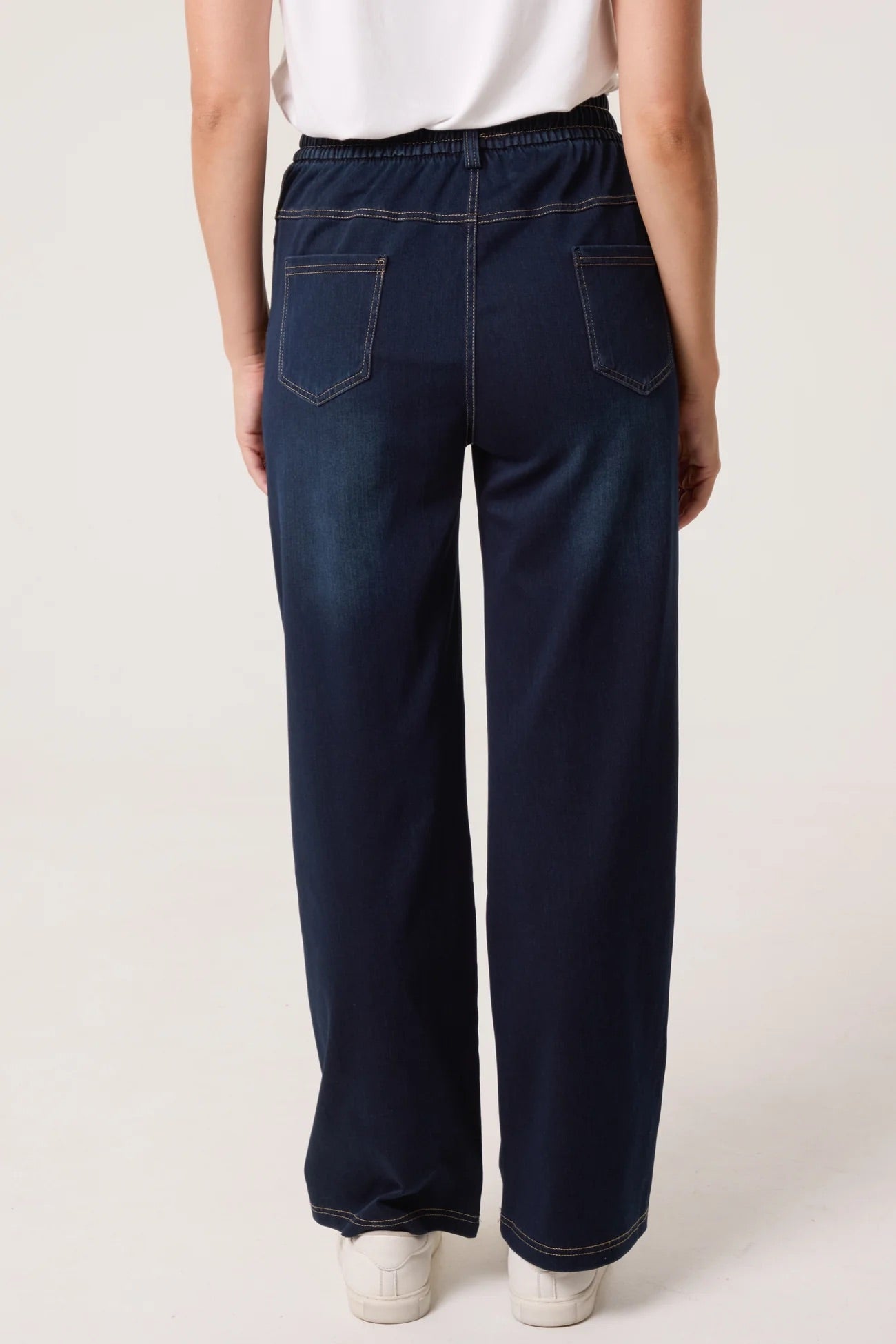ZARAH - Soft Stretch Wide Leg Pull On Jeans - 4 Sizes - 3 Colours