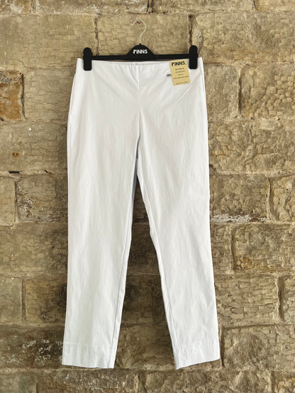 PINNS - Plain White Ankle Grazers with Back Split - Various Sizes
