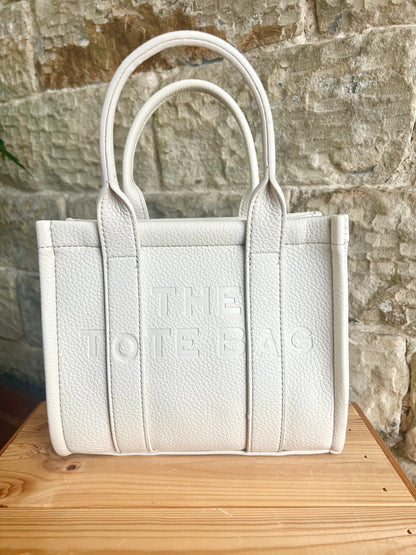 TOTE - The Tote Bag - Faux Leather - 3 Sizes - Various Colours