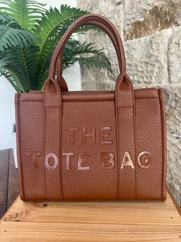 TOTE - The Tote Bag - Faux Leather - 3 Sizes - Various Colours