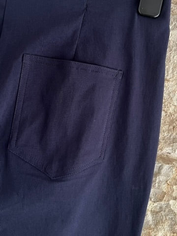 PINNS - Plain Navy Ankle Grazers with Back Split - Various Sizes