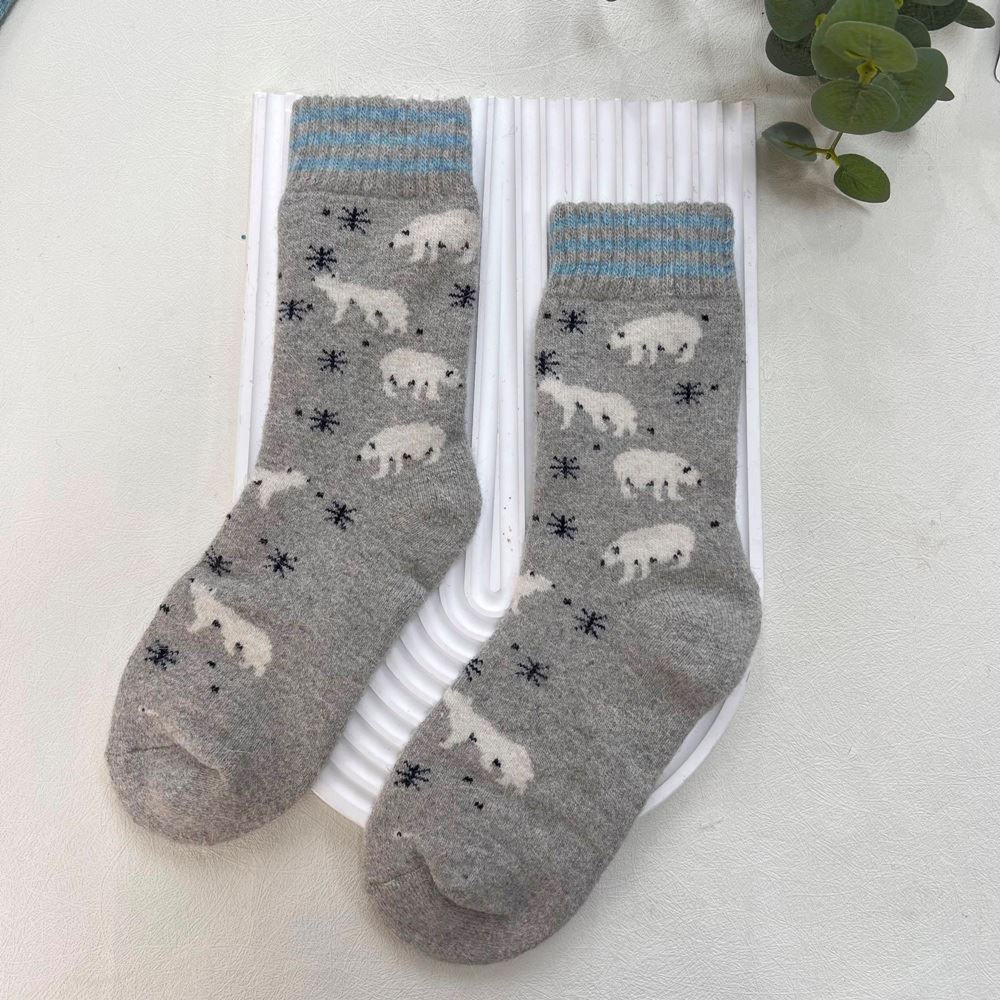 ANKLE SOCKS - Wool Blend - Various Patterns - One Size