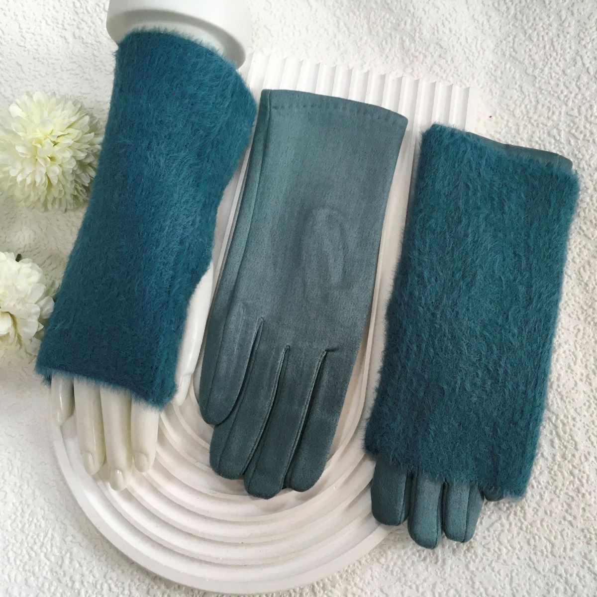 CLARE - 2 in 1 Gloves - Various Plain Colours - One Size
