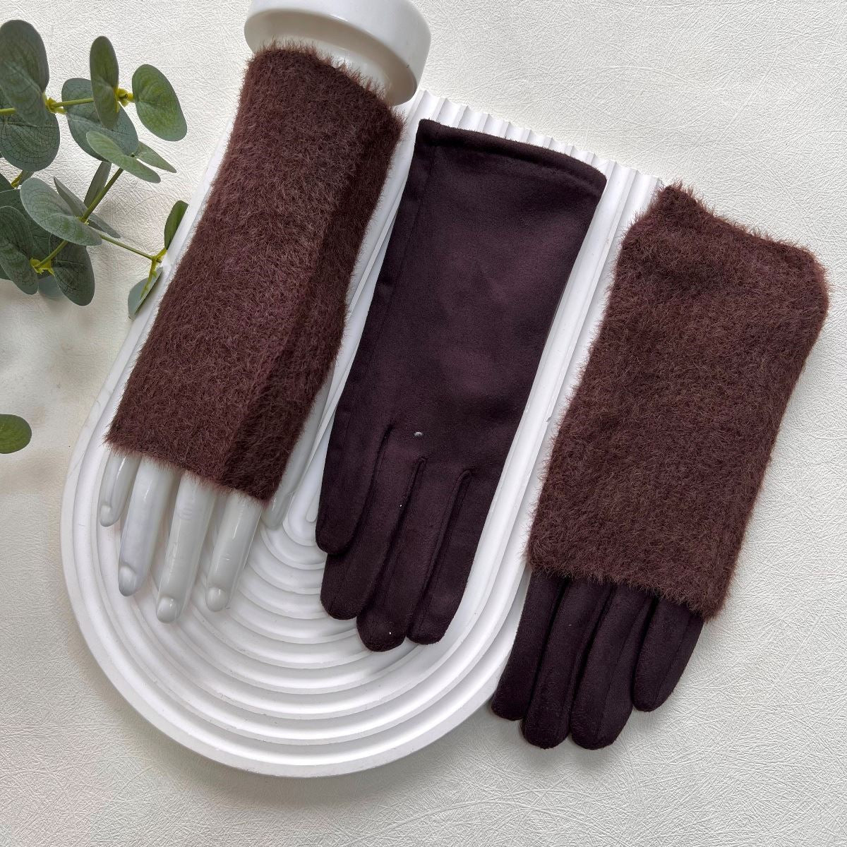 CLARE - 2 in 1 Gloves - Various Plain Colours - One Size