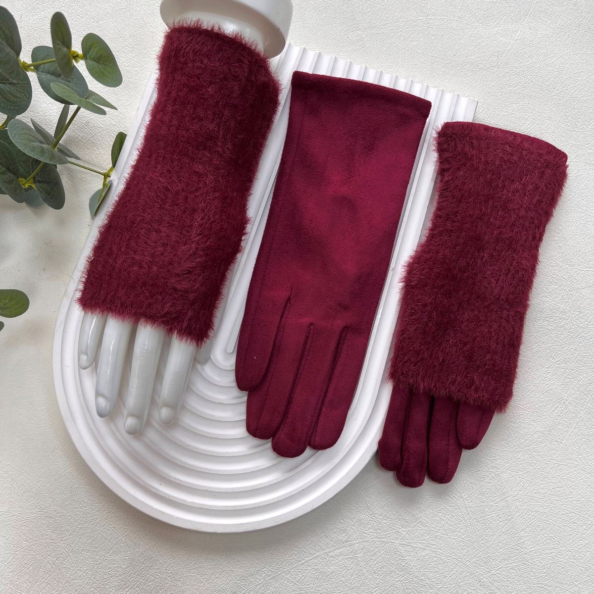 CLARE - 2 in 1 Gloves - Various Plain Colours - One Size