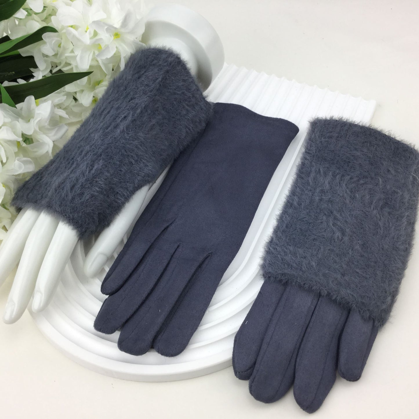 CLARE - 2 in 1 Gloves - Various Plain Colours - One Size