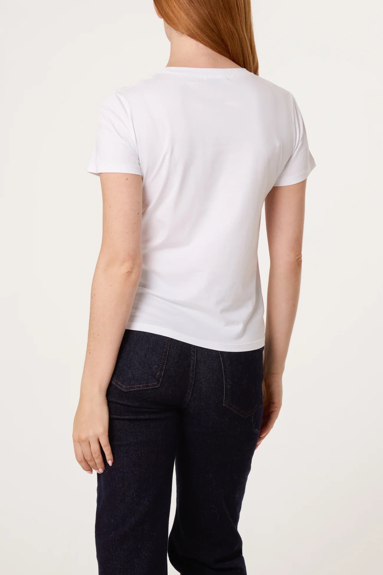 CLEMENTINE - Orange Motif Embellished T-Shirt - 3 Sizes