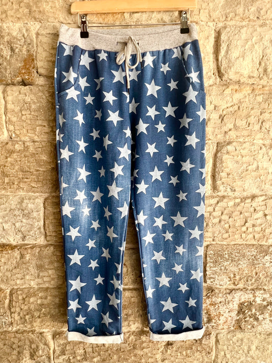 COTTON JOGGERS - 3/4 Length - 2 Sizes- Various Prints