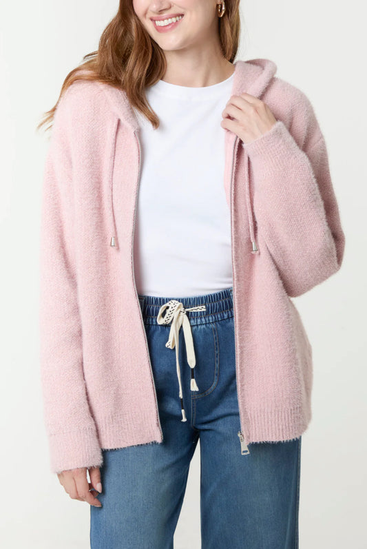 HETTY - Zip Up Cosy Hoodie - Various Colours - 2 Sizes