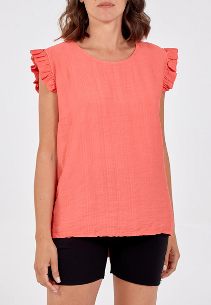 ELLA - Button Back Top - Various Colours - 2 Sizes