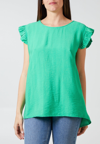 ELLA - Button Back Top - Various Colours - 2 Sizes