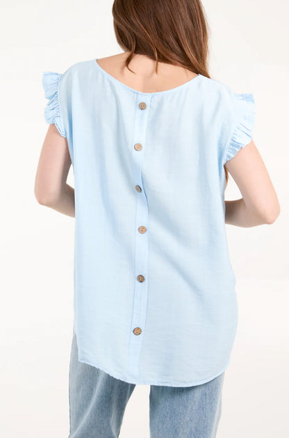 ELLA - Button Back Top - Various Colours - 2 Sizes