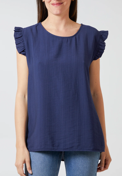 ELLA - Button Back Top - Various Colours - 2 Sizes