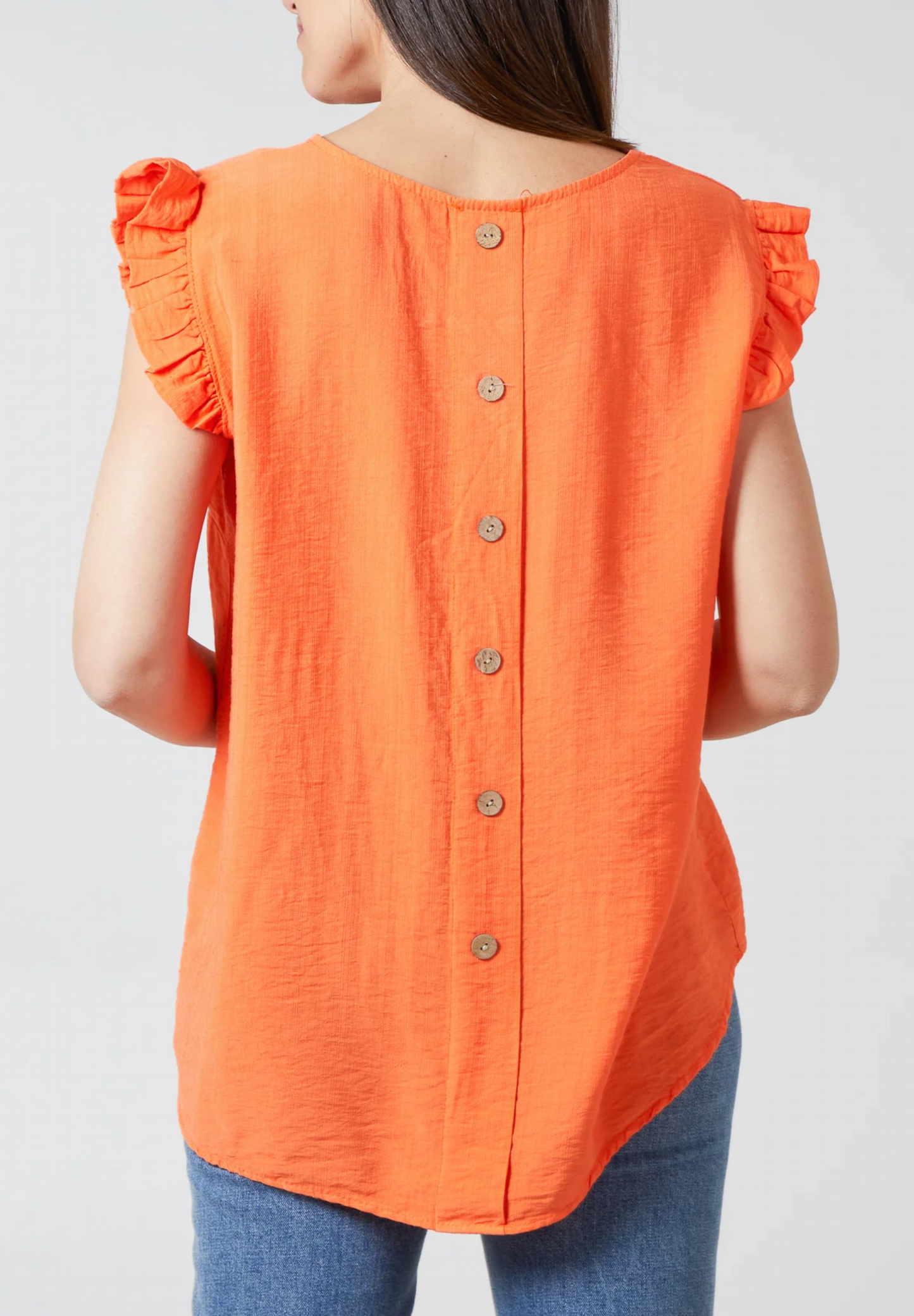 ELLA - Button Back Top - Various Colours - 2 Sizes