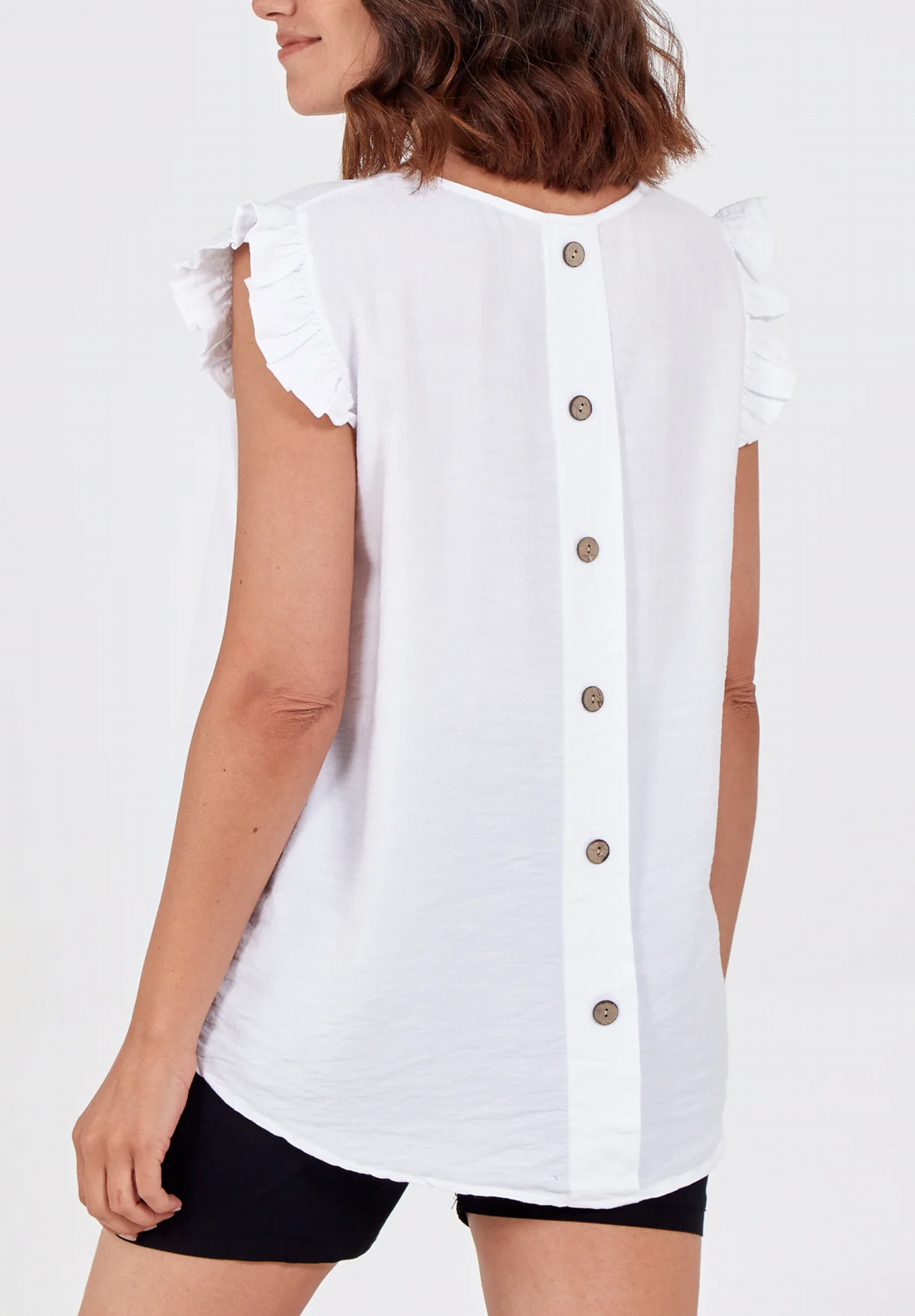 ELLA - Button Back Top - Various Colours - 2 Sizes