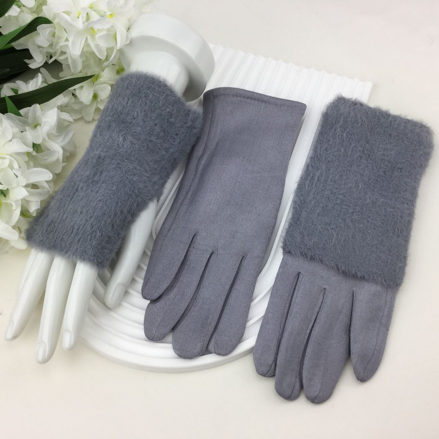 CLARE - 2 in 1 Gloves - Various Plain Colours - One Size