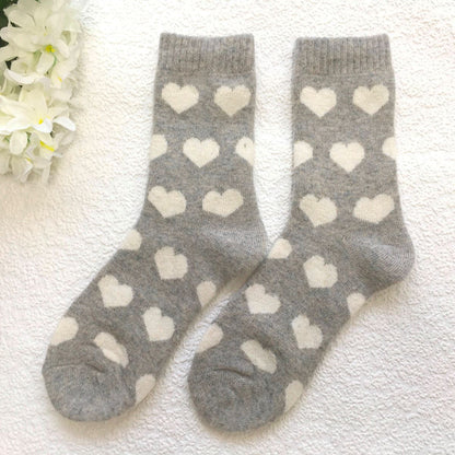 ANKLE SOCKS - Wool Blend - Various Patterns - One Size