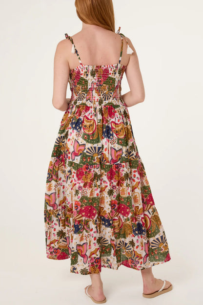 MONSOON - Multicoloured Boho Patchwork Dress - 3 Sizes