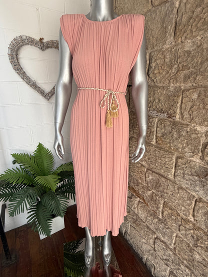 PALMER - Grecian Pleated Dress - One Size - Various Colours