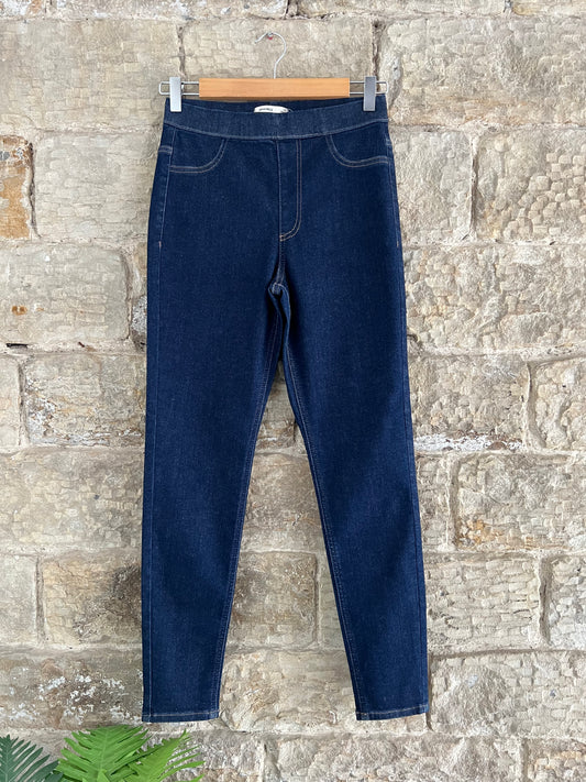 EX-M&S JEGGINGS - Dark Denim - 3 Leg Lengths - Sizes 8-22