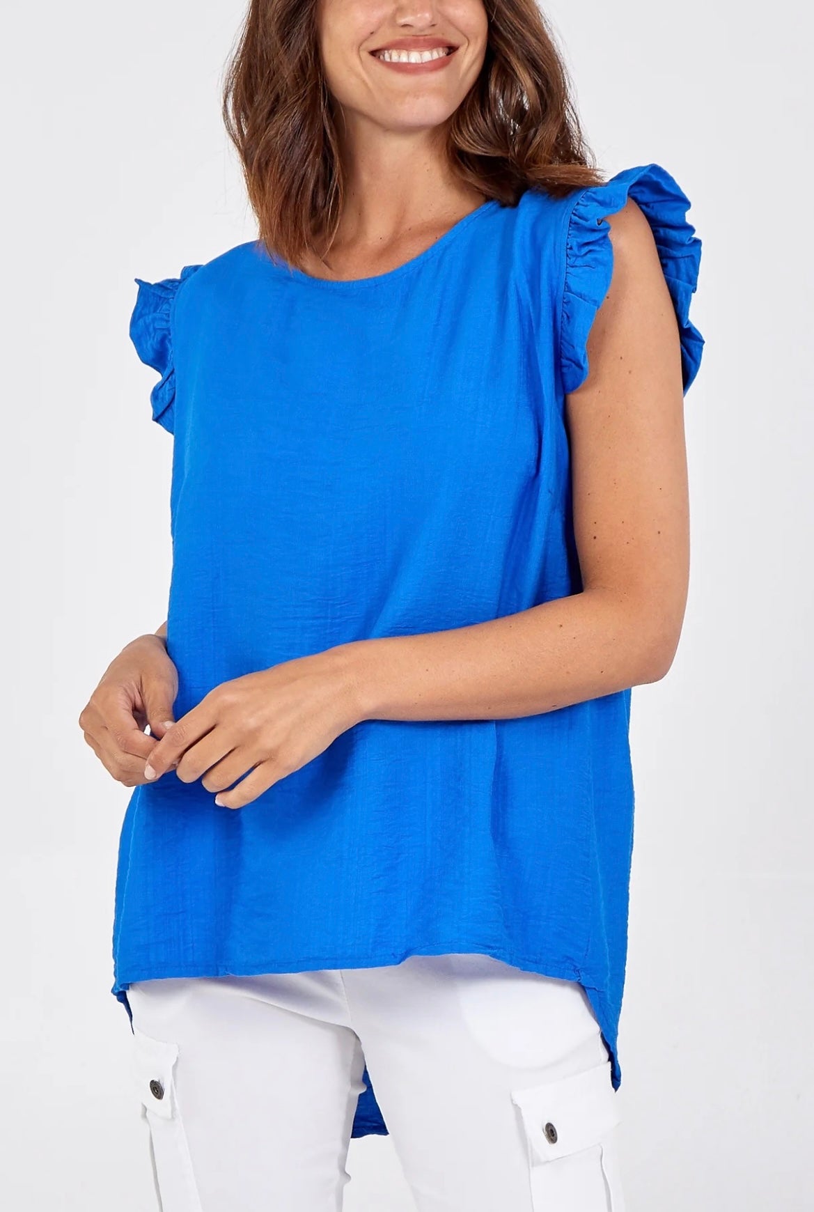 ELLA - Button Back Top - Various Colours - 2 Sizes
