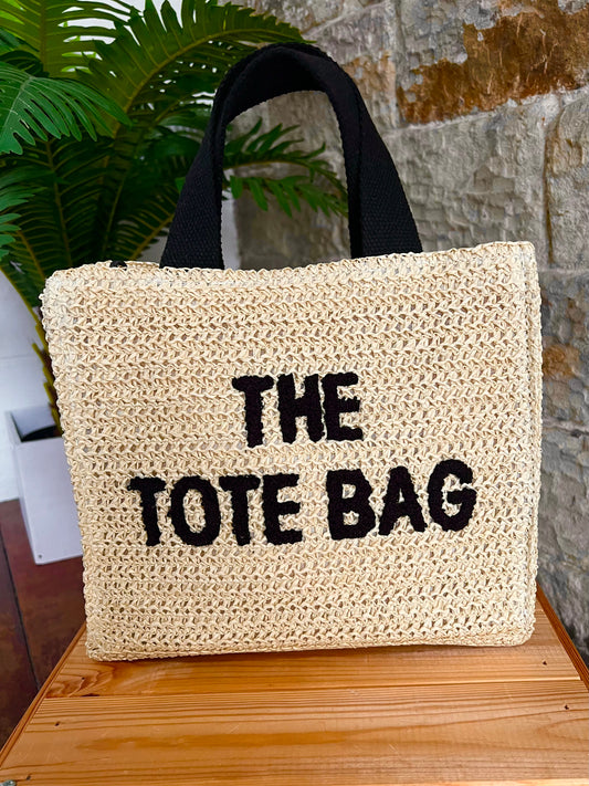 TOTE - The Tote Bag - Raffia - 2 Sizes - 3 Colours
