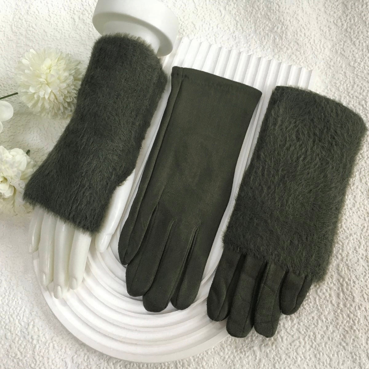 CLARE - 2 in 1 Gloves - Various Plain Colours - One Size
