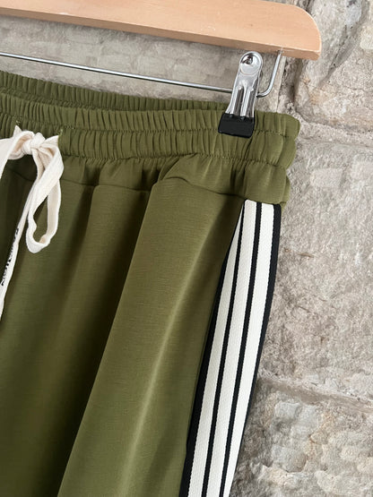 MONICA - Sports Luxe Soft Feel Jogging Bottoms - Various Colours - One Size