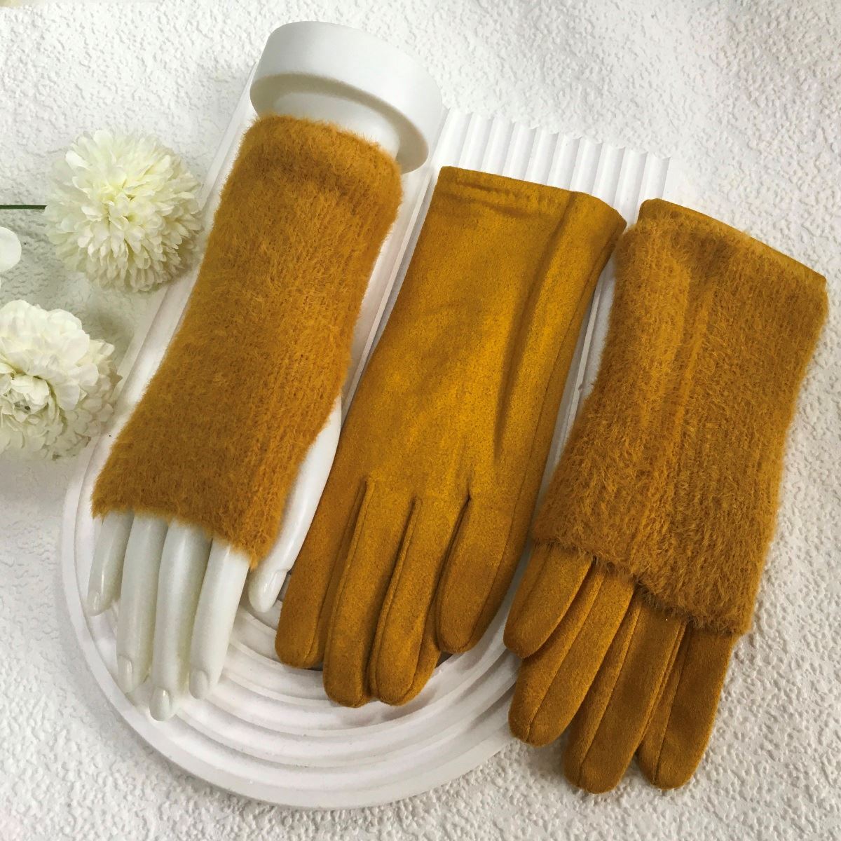 CLARE - 2 in 1 Gloves - Various Plain Colours - One Size