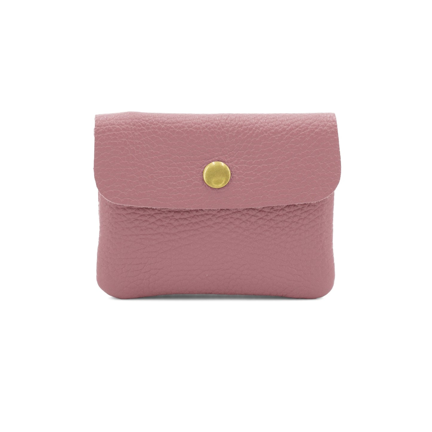 NATTY - Small Italian Classic Leather Coin Purse - Various Colours