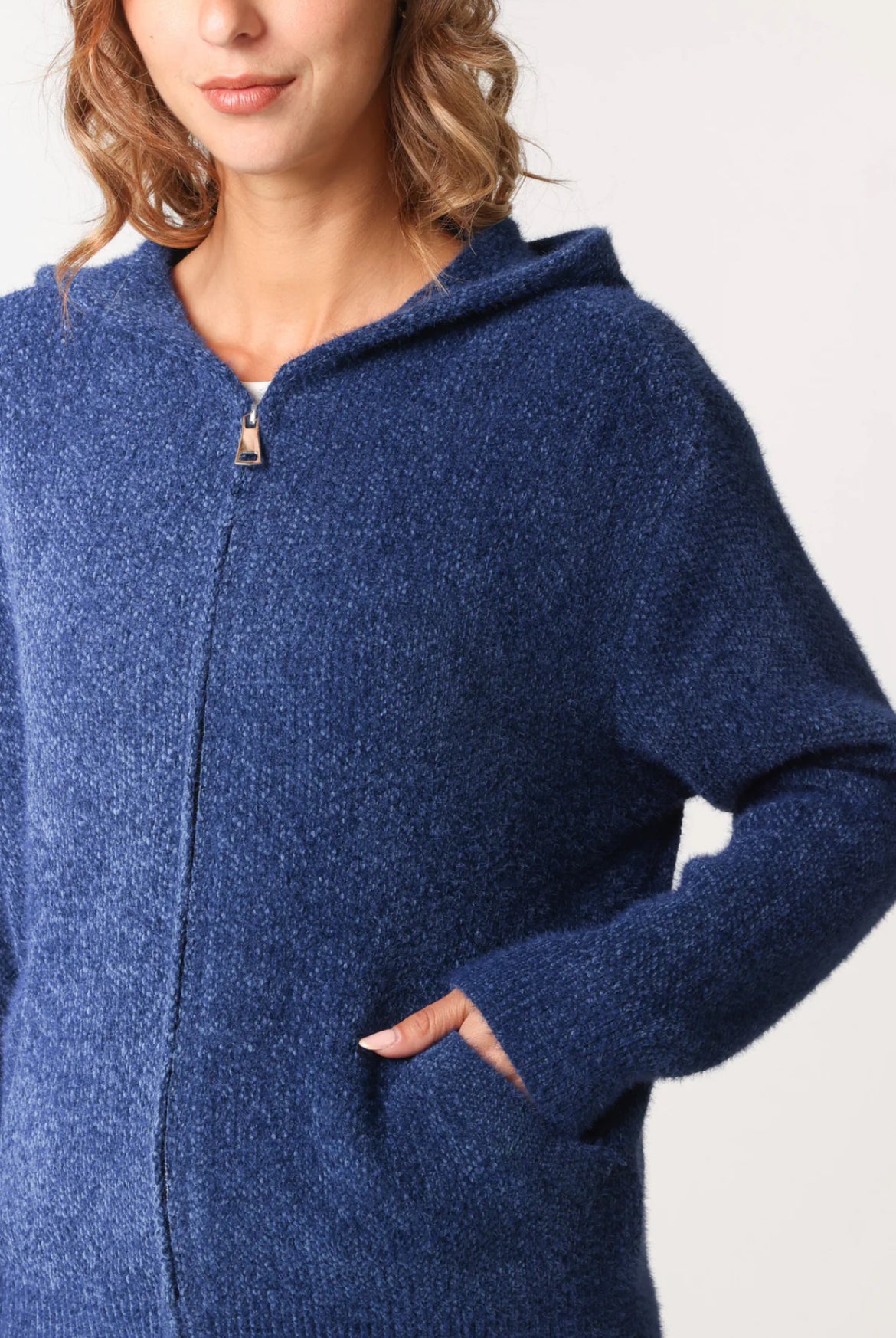 HETTY - Zip Up Cosy Hoodie - Various Colours - 2 Sizes