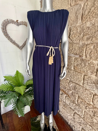 PALMER - Grecian Pleated Dress - One Size - Various Colours
