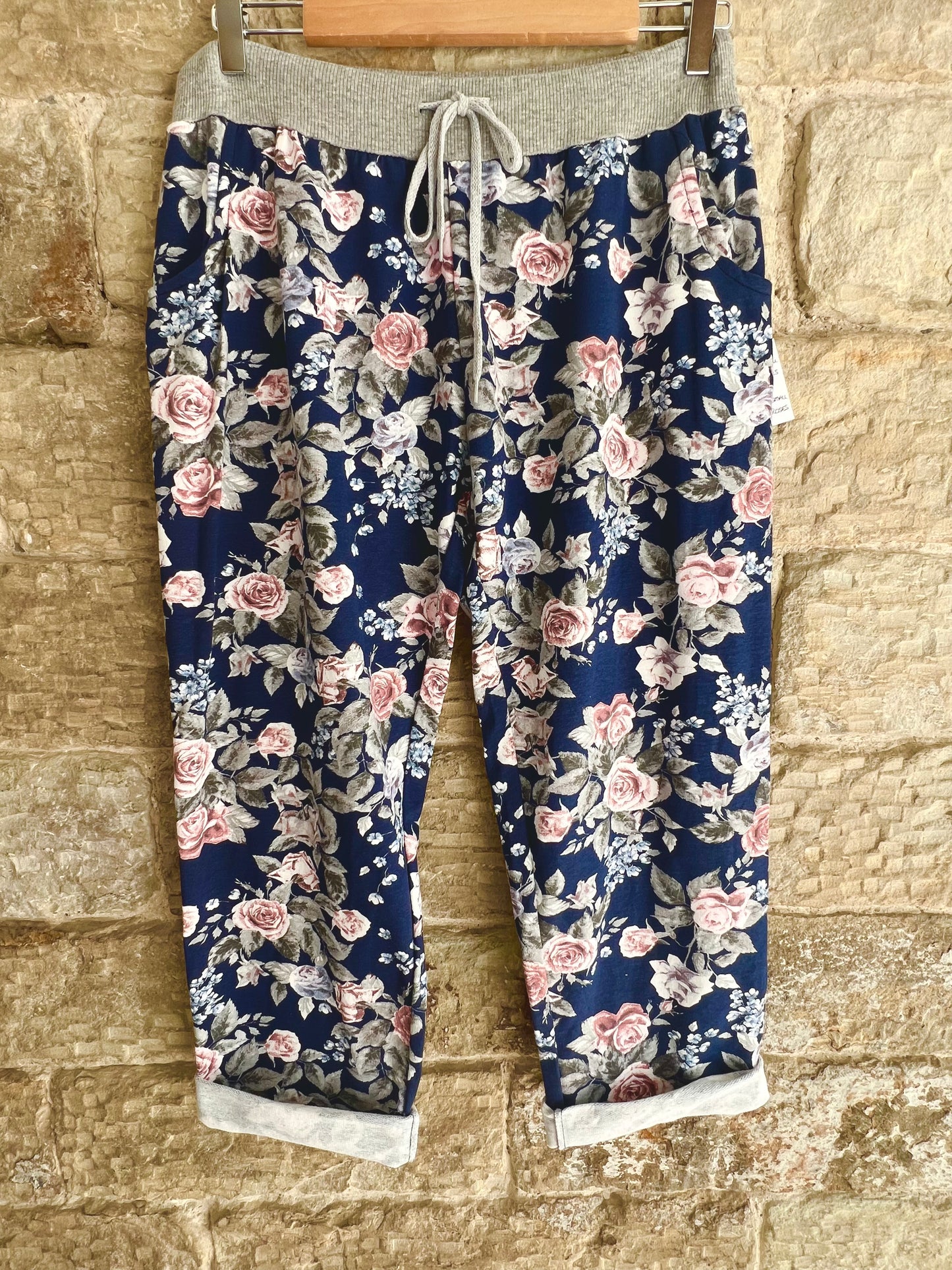 COTTON JOGGERS - 3/4 Length - 2 Sizes- Various Prints