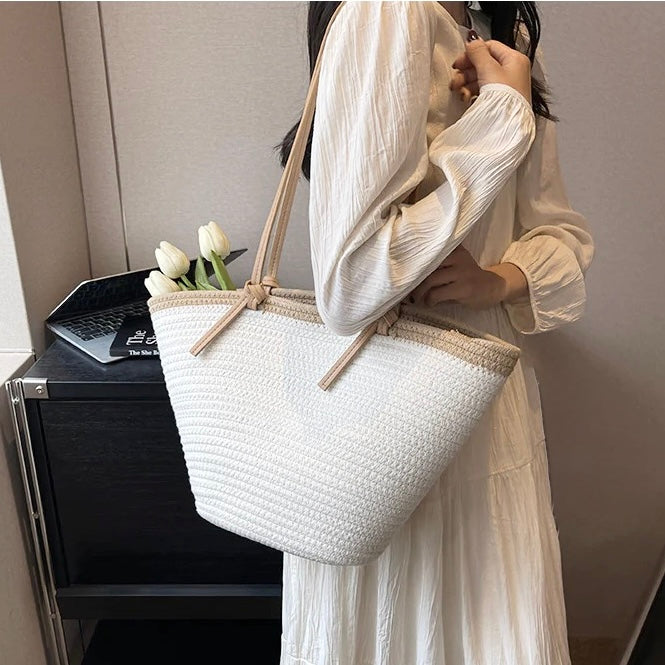 OPAL - British Made Jute Shopper Bag - 2 Colours