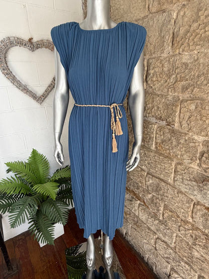 PALMER - Grecian Pleated Dress - One Size - Various Colours