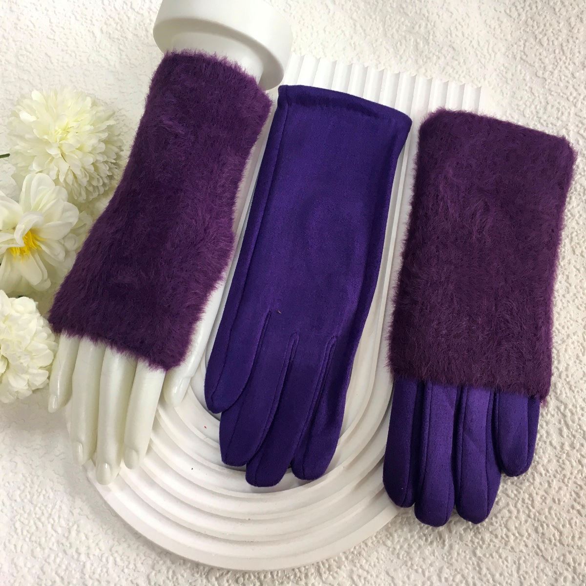CLARE - 2 in 1 Gloves - Various Plain Colours - One Size