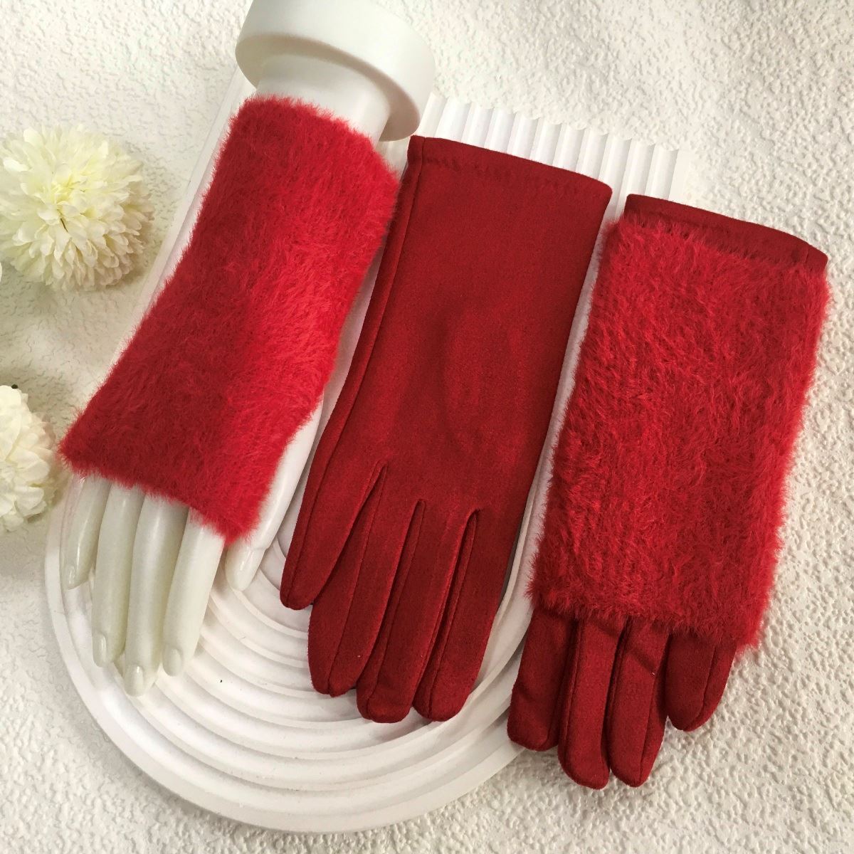 CLARE - 2 in 1 Gloves - Various Plain Colours - One Size